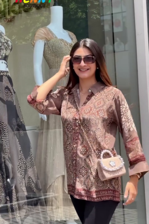 Ethnic Printed Shirt Kurti