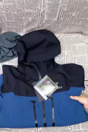 Royal Blue Waterproof Performance Hooded Shell Jacket