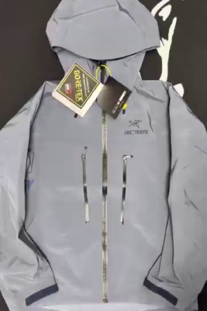 Mist Grey Waterproof Hooded Performance Jacket