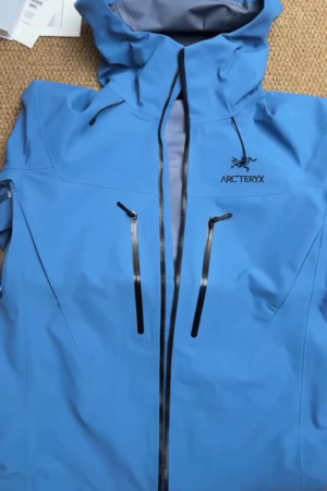 Sky Blue Waterproof Hooded Performance Jacket